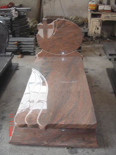 Žulový kameň pomník / Náhrobný kameň s Custom Design