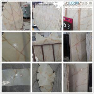 Najlepšie biele Jade mramorové pozadie Krajina Wall Cladding, stôl, Desk Prírodný kameň pre podlahy